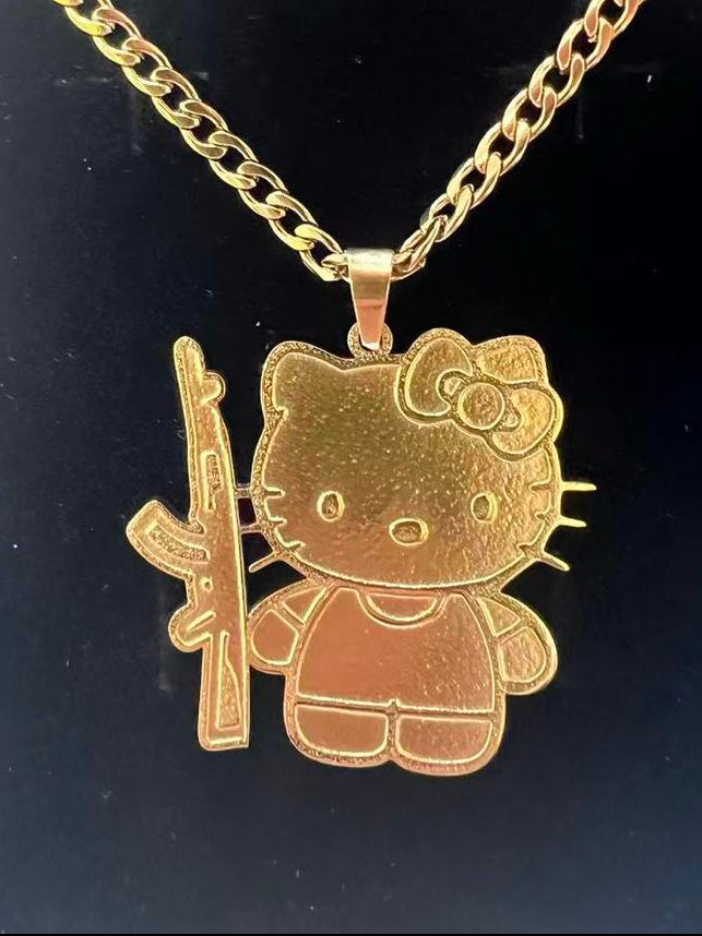 Ak HK Gold Necklace