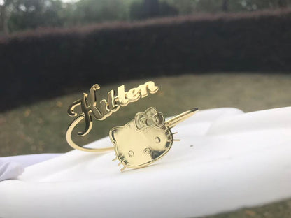 Custom Name HK Gold Bangle