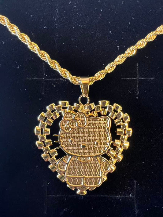 HK Rolex Gold Necklace
