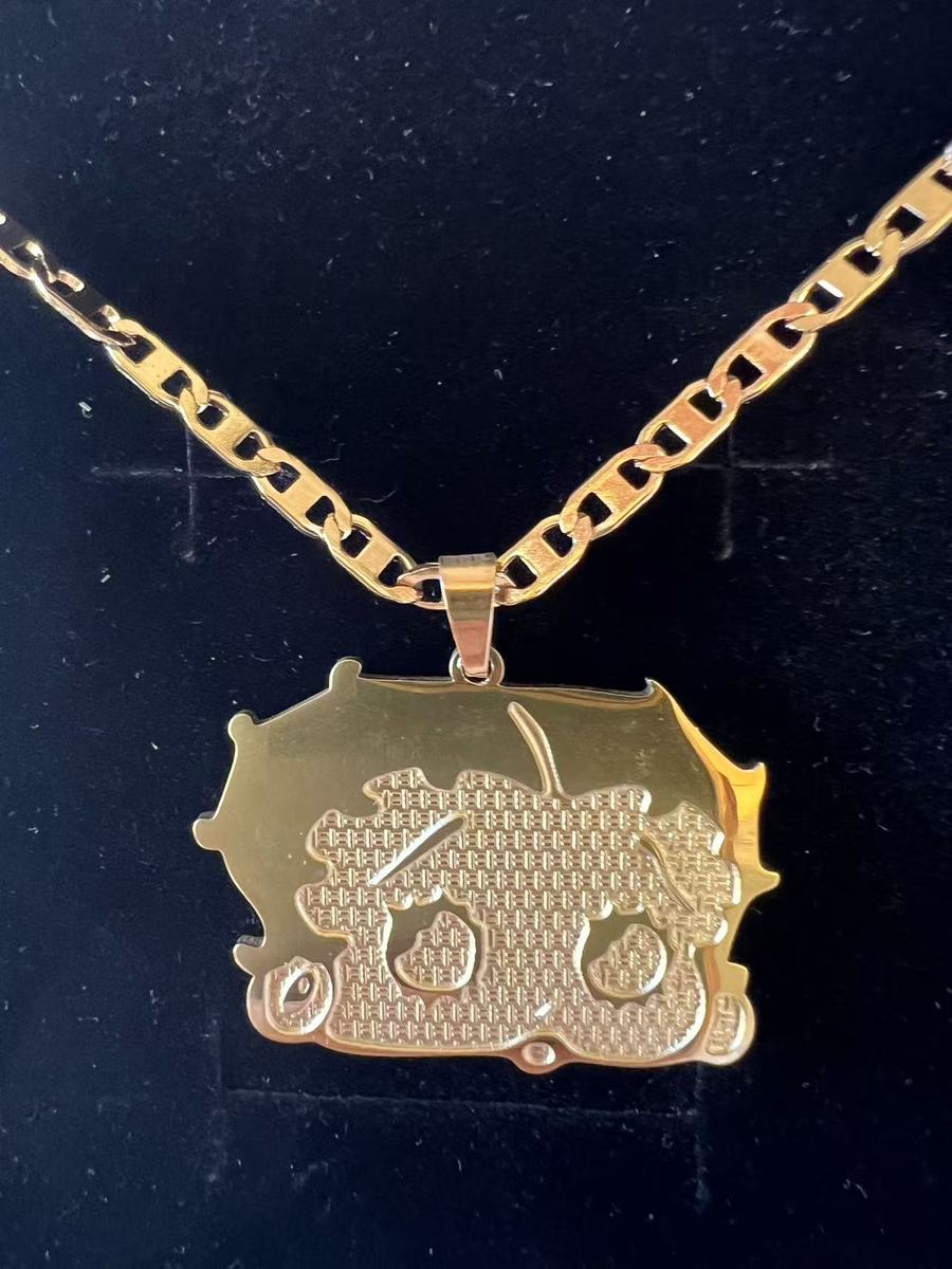Betty Boop Gold Necklace